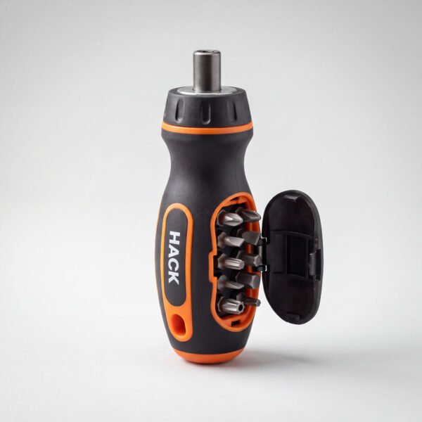 Ratchet Screwdriver with Bit Store